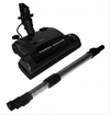 Power Nozzle - 12" (30.5 cm) Cleaning Path - Adjustable Height - Quick Connect Release - Black - Flat Belt - Telescopic Wand - Headlight - Roller Brush - Johnny Vac PN33BK - Super Vacs Vacuums