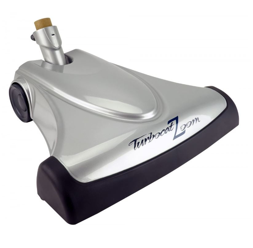 Turbocat EX Zoom Power Nozzle - Cleaning Path Width of 13 in (33 cm) - Silver - Universal Size 1 1/4" - Super Vacs Vacuums