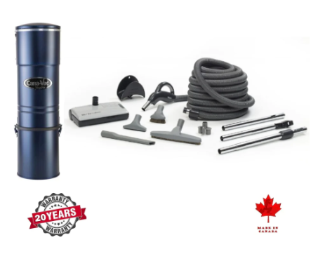 CanaVac LS790 with Sweep&Groom / Rugmaster Electric Package Designed for Hardwood Floors, Area Rugs & Carpeting (30Ft, 35Ft Hose) - Super Vacs Vacuums