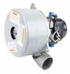 Tangential Vacuum Motor - 5.7 " dia - 3 Fans - 120 V - Epoxy Paint - Lamb / Ametek 116765-13 (S) ** - Super Vacs Vacuums