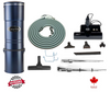 Canavac LS690 with SEBO Standard Central Vacuum Kit with ET-1F2 12" Power Head Designed for Hard Floors and Low-High Pile Carpeting (30Ft, 35Ft Hose) - Super Vacs Vacuums