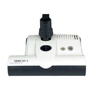 SEBO Premium White ET-1 Central Vacuum Power Head (integrated cord) - Super Vacs Vacuums