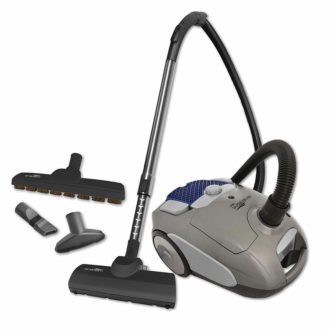 Airstream AS200 Corded Lightweight Canister Vacuum with Accessories - Super Vacs