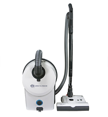 SEBO Airbelt D4 Premium White Canister Vacuum - Super Vacs Vacuums