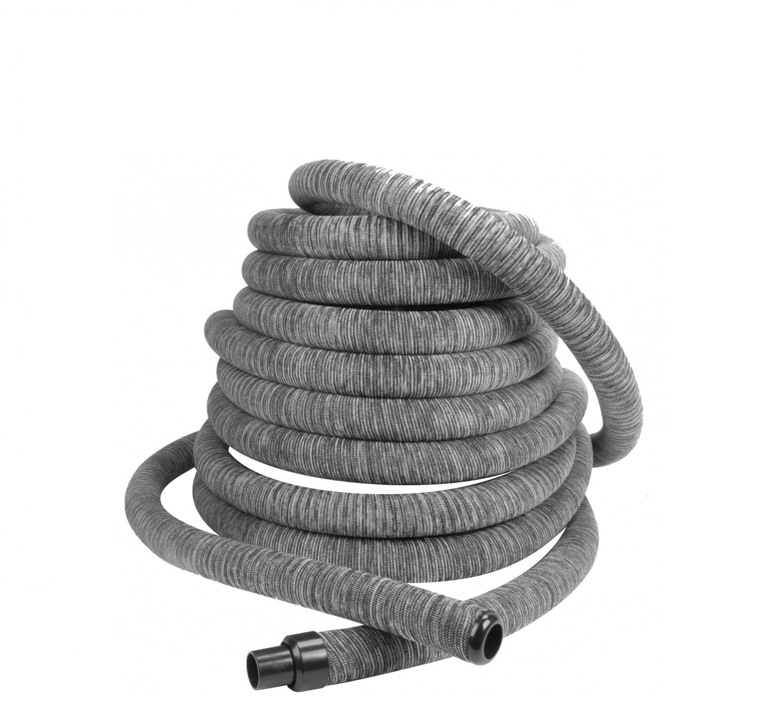 Hide-A-Hose Hose for Central Vacuum - 40' or 50' Ft - with Grey Hose Cover - Rapid Flex - Super Vacs