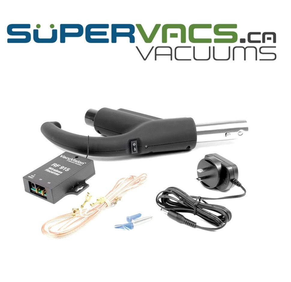 Hide-A-Hose RF Ready Grip Handle with Control and Coupler - Super Vacs