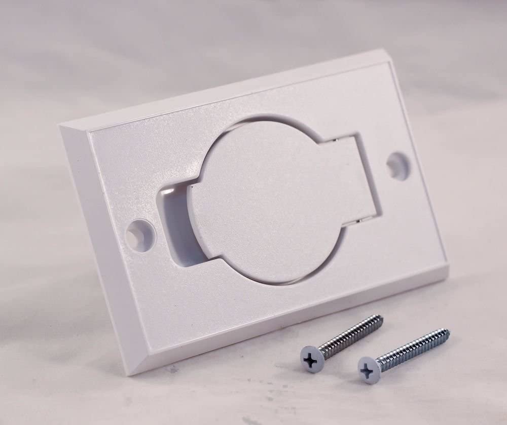Central Vacuum Standard Inlet Valve Plate White by Eureka - UNIVERSAL - Super Vacs