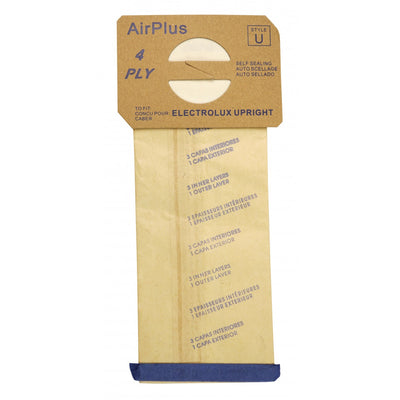 Electrolux Discovery Prolux - Style U AirPlus Paper Vacuum Bag - Box of 100 Bags - Super Vacs