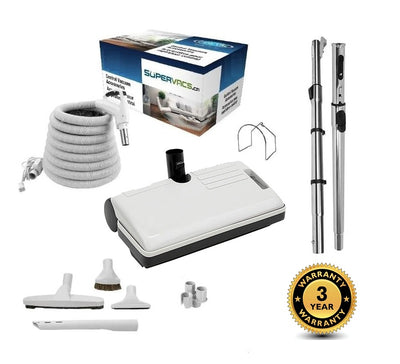 Sweep and Groom Rugmaster ELECTRICAL ACCESSORY KIT - DESIGNED FOR HARDWOOD FLOORS, AREA RUGS,LOW CARPETING - UNIVERSAL FITS ALL - Super Vacs Vacuums