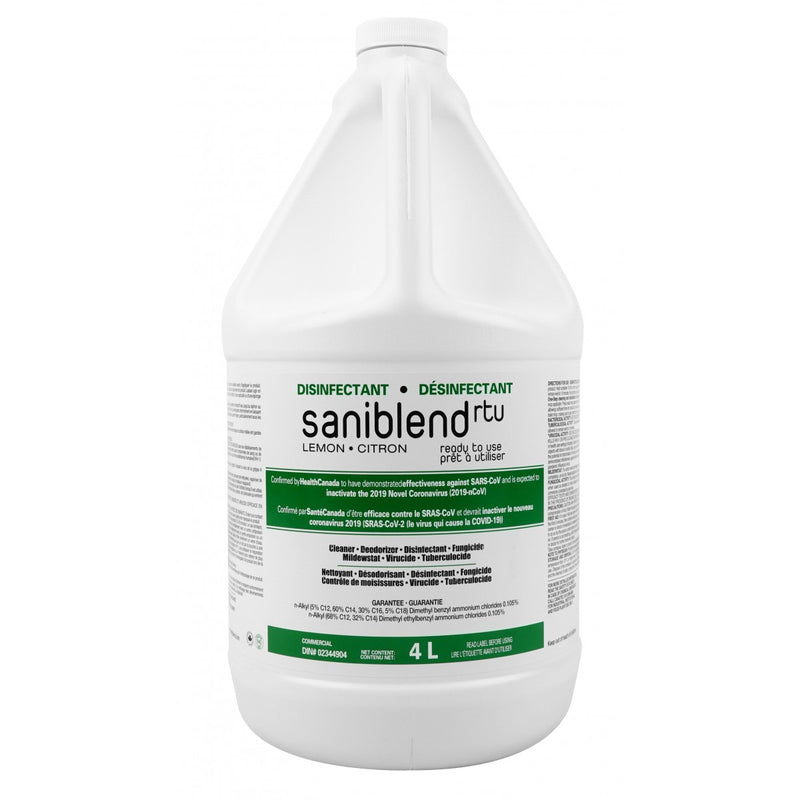 Saniblend RTU Cleaner and Disinfectant - 4L - Super Vacs